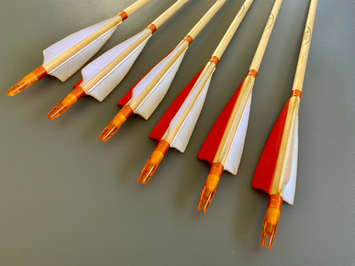 Standard Wooden Arrows - Plastic Nock (half dozen)