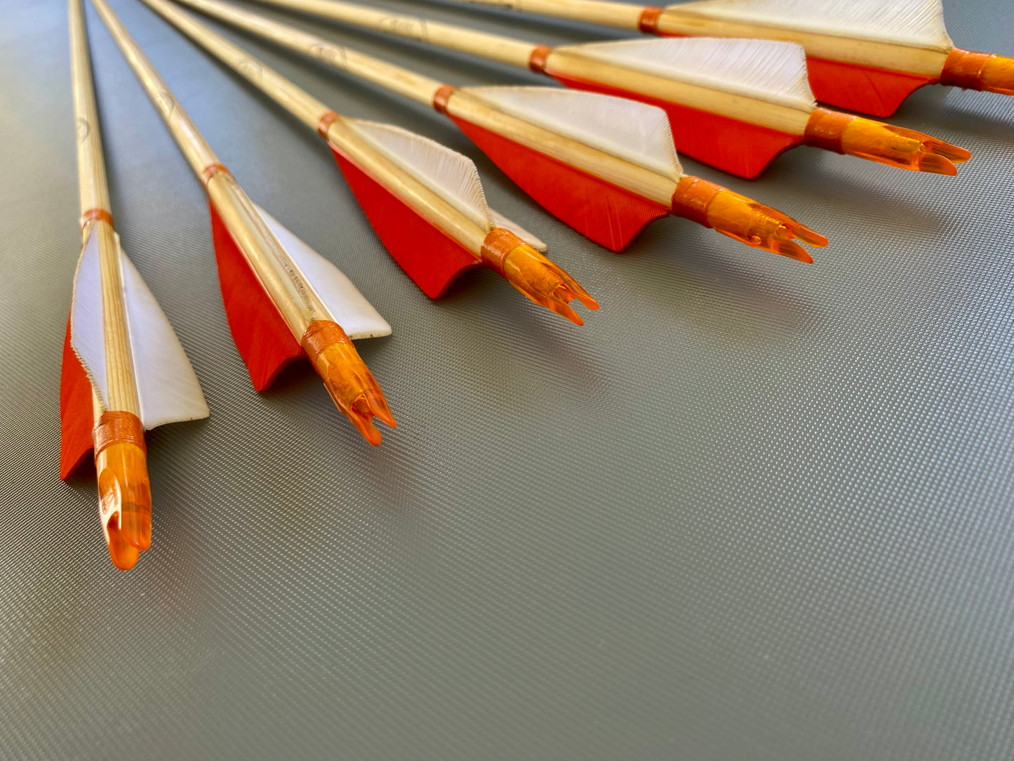 Standard Wooden Arrows - Plastic Nock (half dozen)