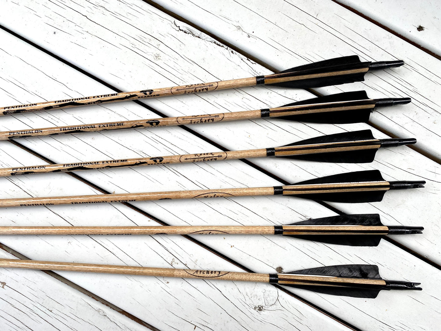 Carbon Arrows-Wood Effect-Half Dozen