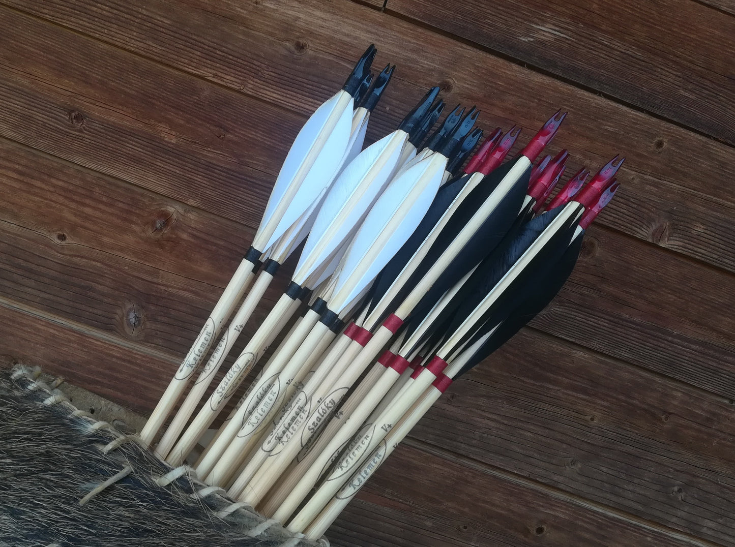 Traditional Wooden Arrows Archery Equipment