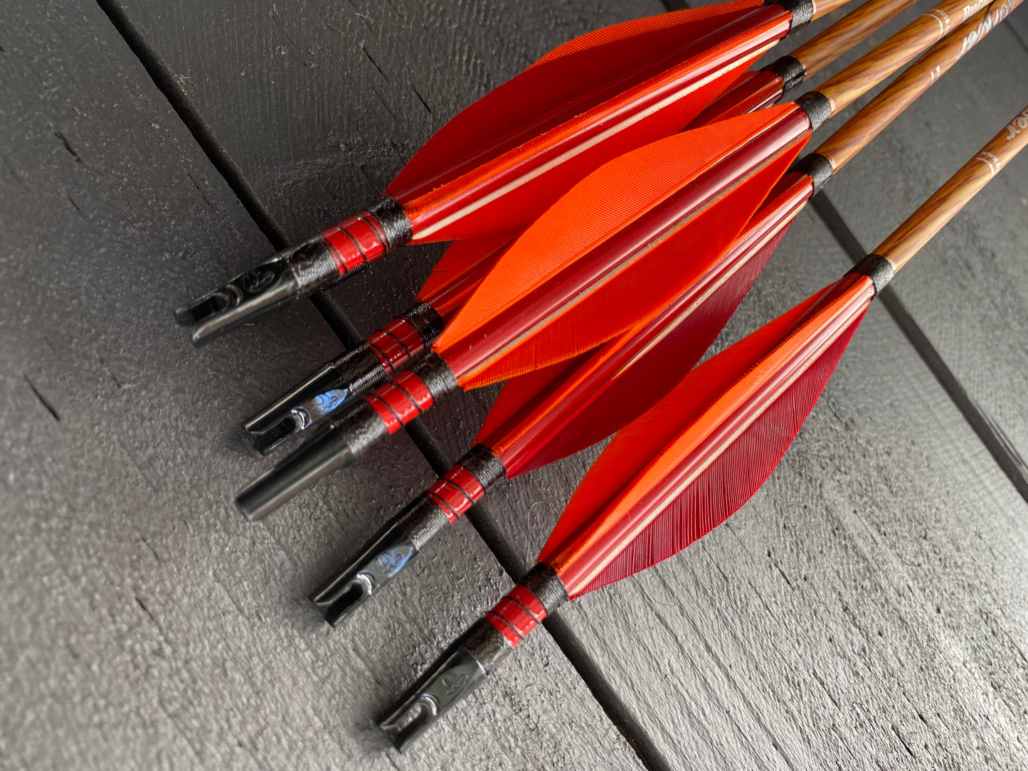 Carbon Arrows-Wood Effect-Half Dozen