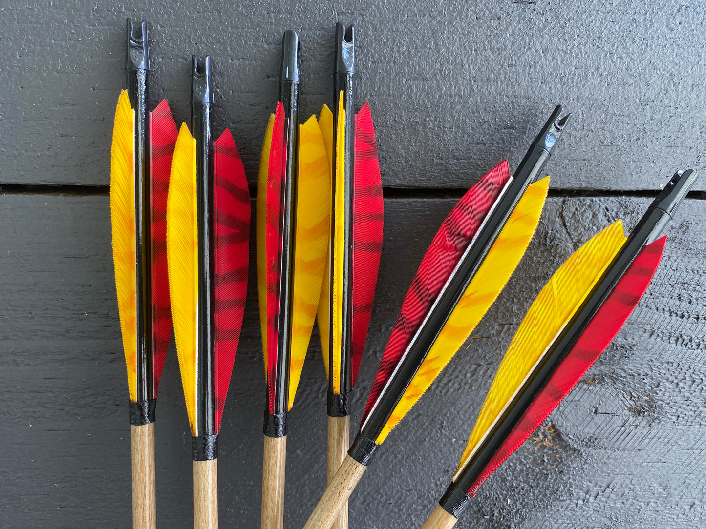 Carbon Arrows-Wood Effect-Half Dozen