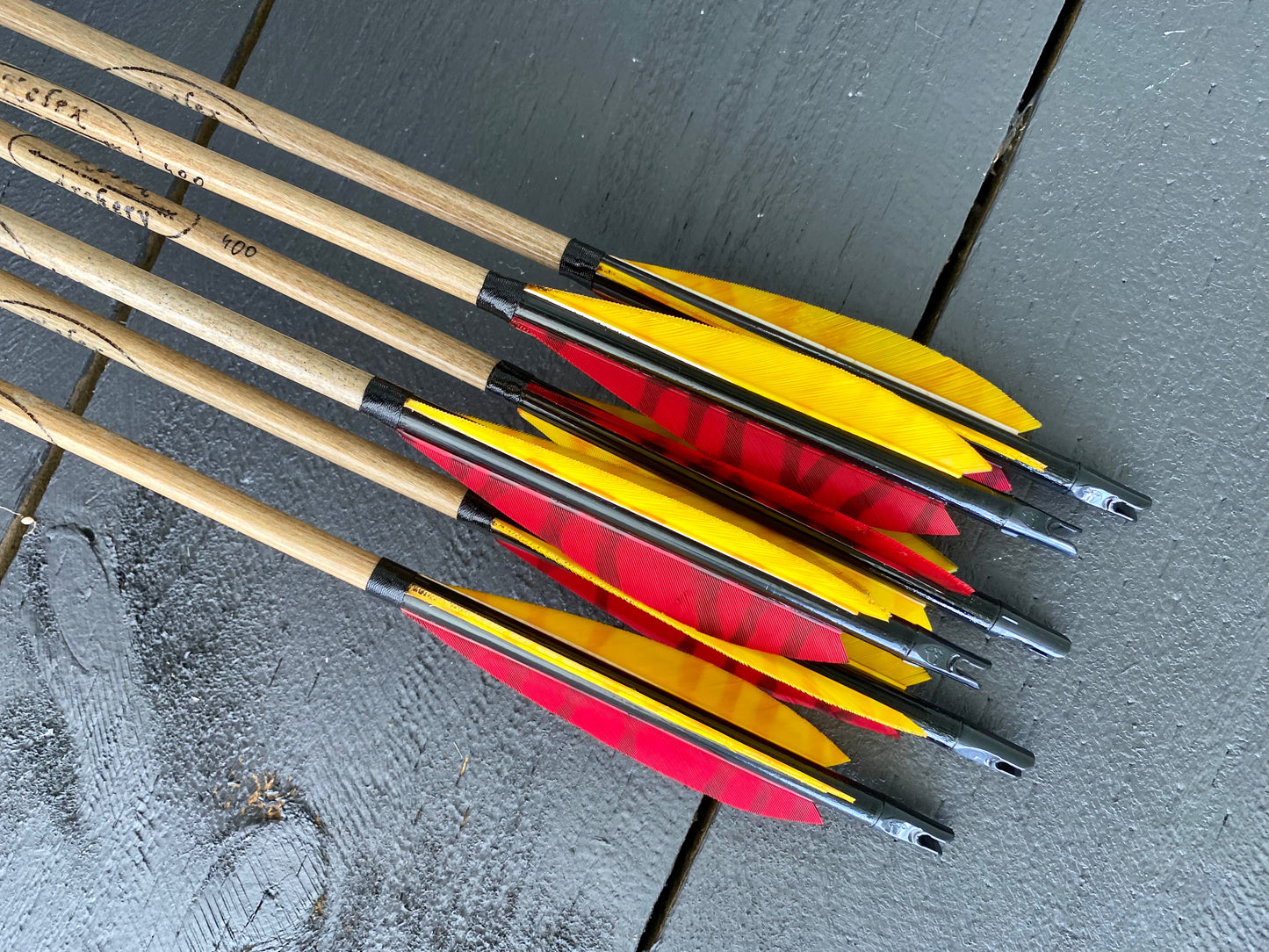 Carbon Arrows-Wood Effect-Half Dozen