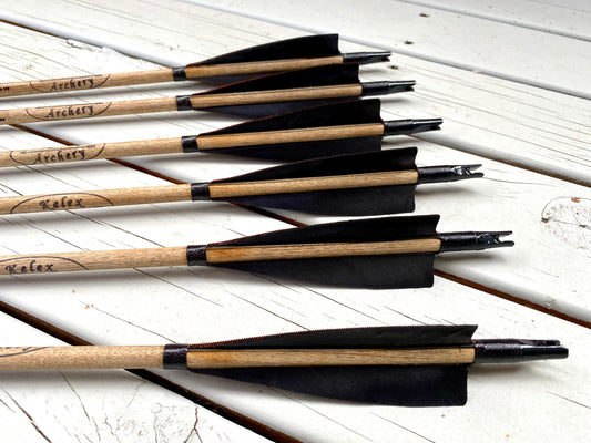 Carbon Arrows-Wood Effect-Half Dozen