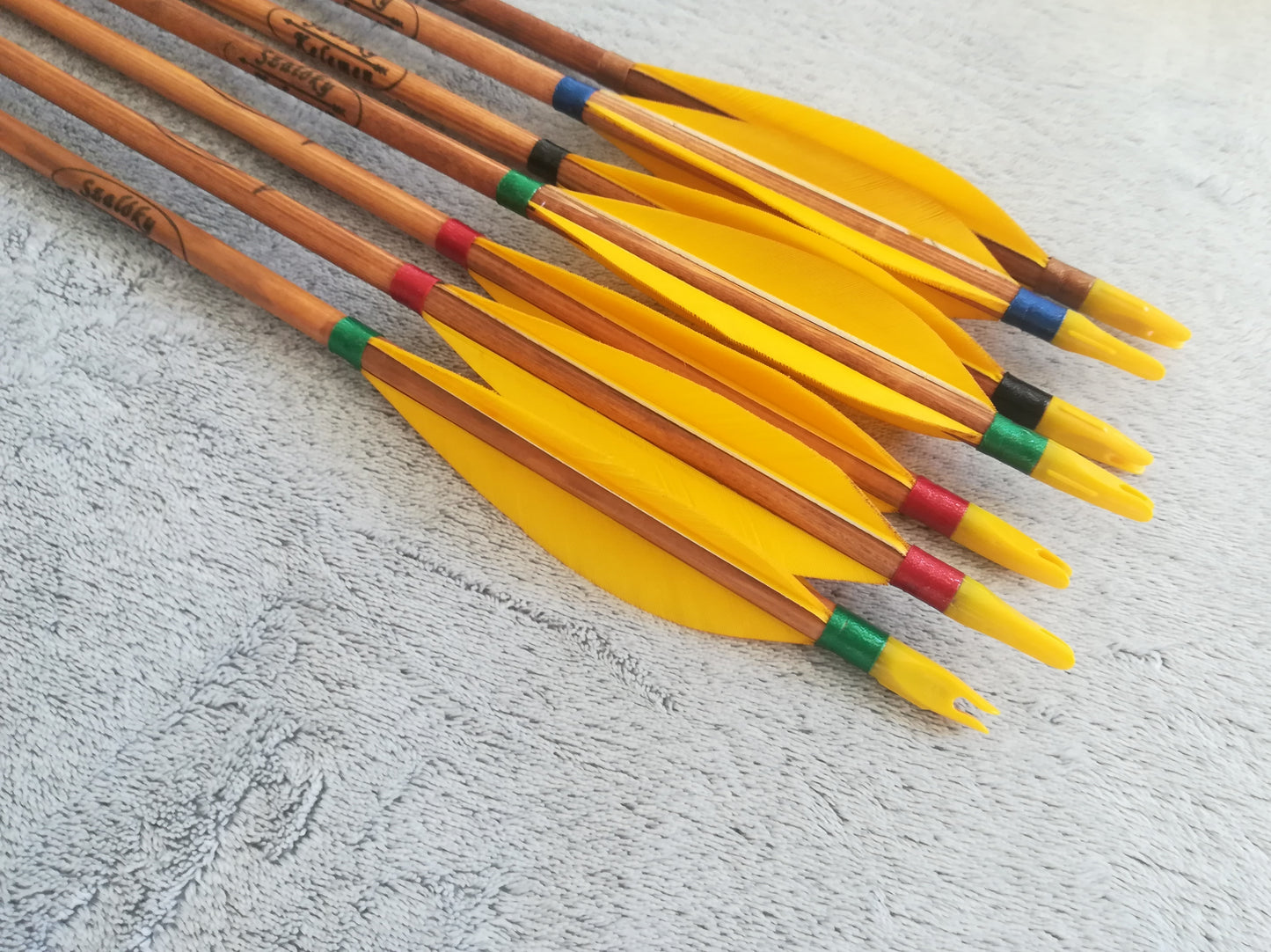 Traditional Wooden Arrows Archery Equipment