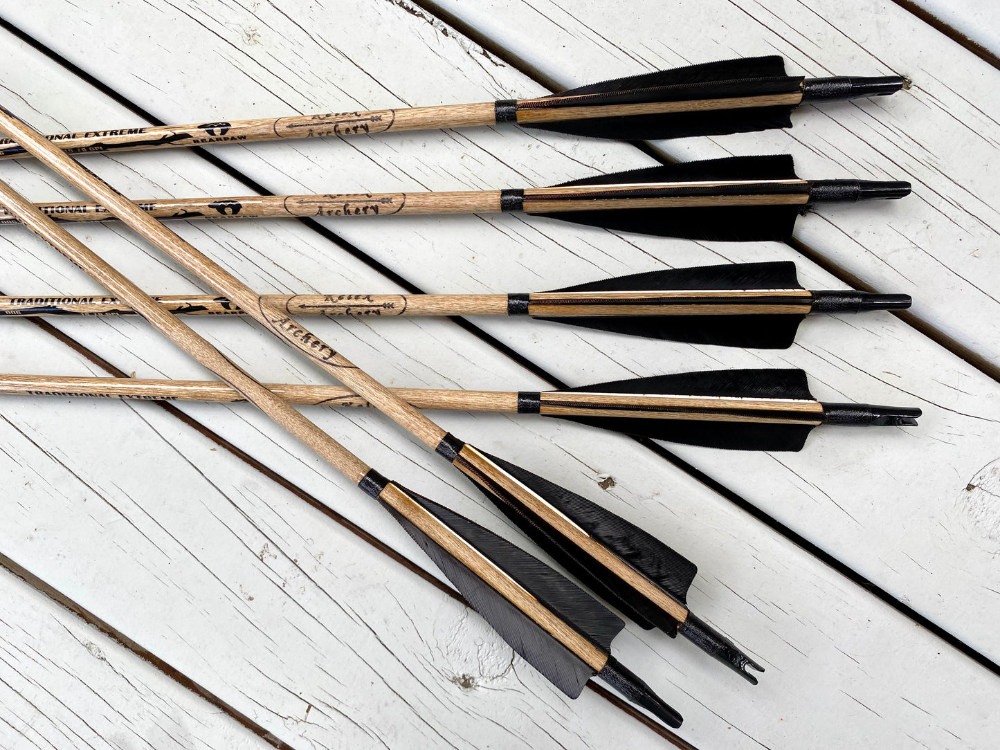 Carbon Arrows-Wood Effect-Half Dozen