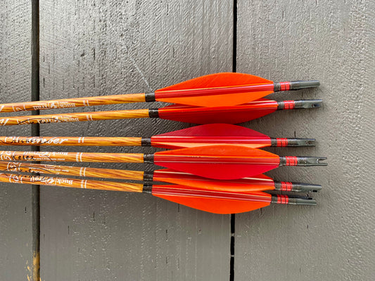 Carbon Arrows-Wood Effect-Half Dozen