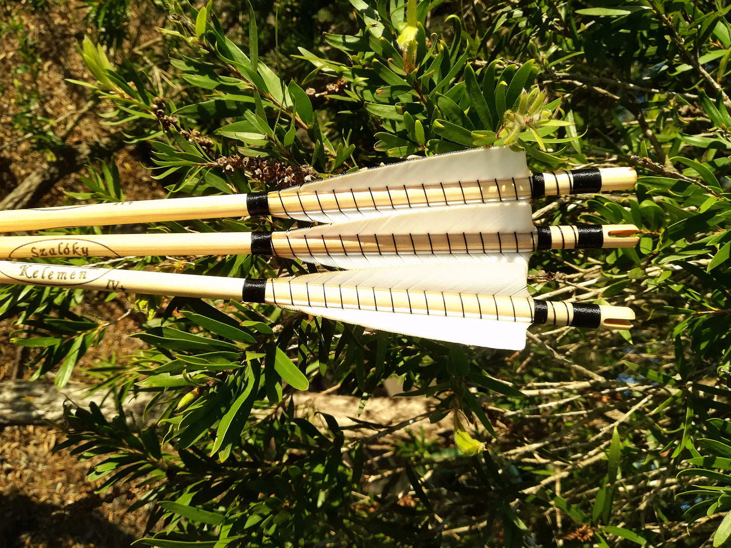 Traditional Wooden Arrows Archery Equipment
