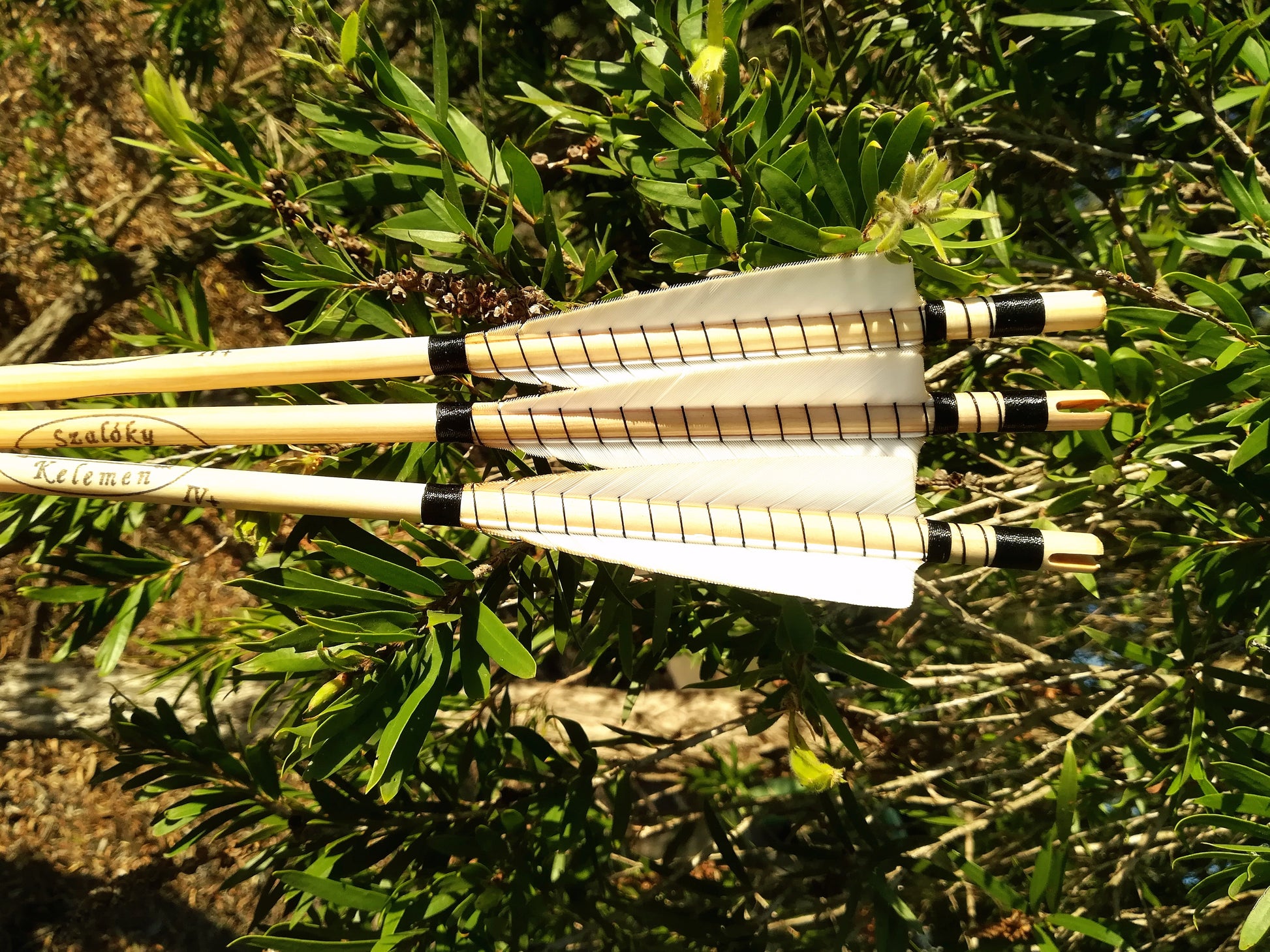 Traditional Wooden Arrows Archery Equipment