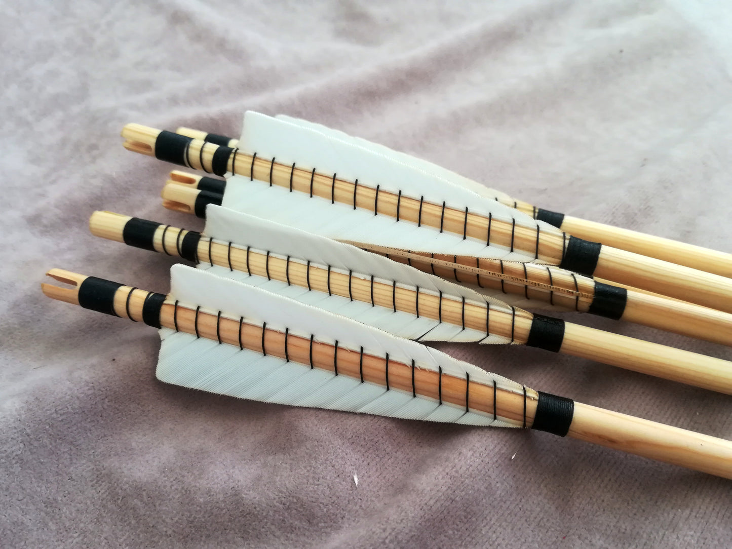 Traditional Wooden Arrows Archery Equipment