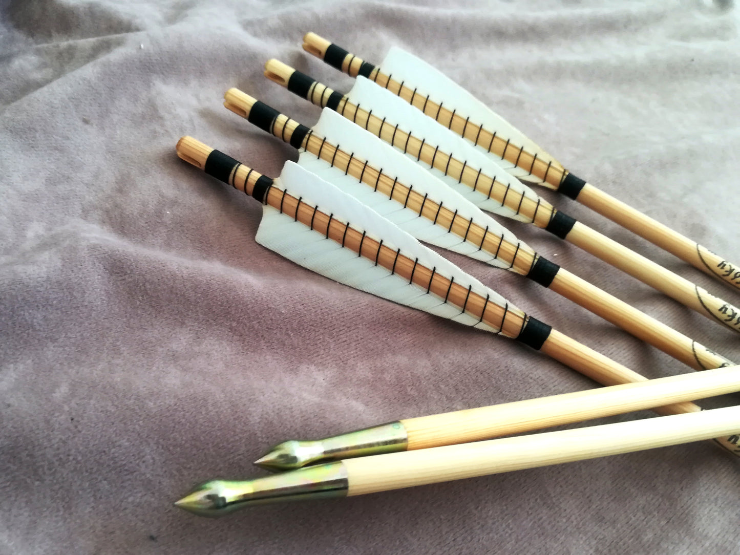 Traditional Wooden Arrows Archery Equipment