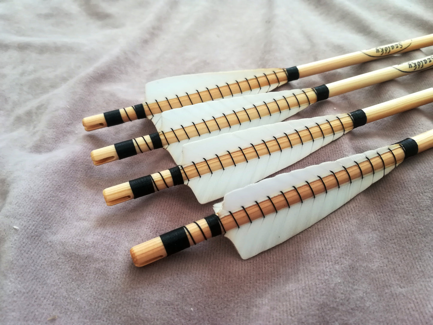 Traditional Wooden Arrows Archery Equipment