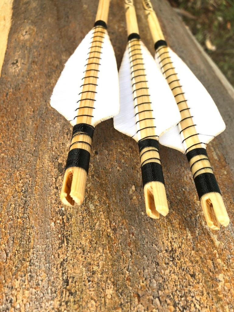 Traditional Wooden Arrows Archery Equipment